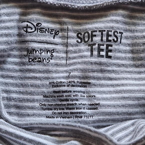 Disney Minnie Mouse Top and Jordache Skinny Jeans Size 7 Set Girls Longsleeve - Picture 4 of 13